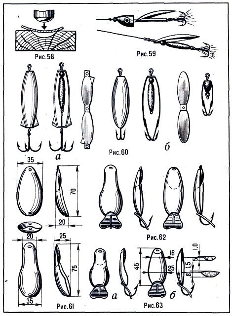 Изготовление мелких блесен для рыбалки