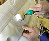 Ремонт повреждений надувной лодки из PVC, ПВХ
